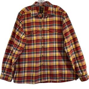 The Territory Ahead Shacket Shirt XL Plaid Multicolor Workwear Lumberjack Hiking